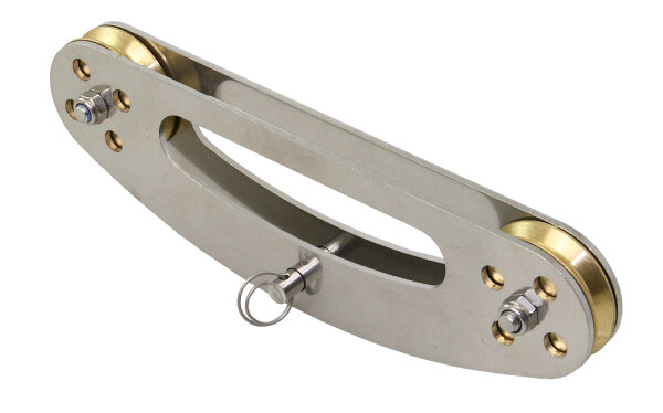 BARTON Achterstag-Spannerblock gleitl. 35mm, Drahtseil 5mm