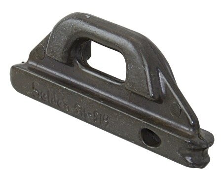 Schothornrutscher Alu, 11,7mm, grau