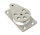 BARTON Liegeblock gleitl. Alu 51mm, Seil 12mm, Drahtseil 4mm