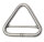 SEA SURE Triangel-Ring mit Steg unpoliert A4 6x50mm, iL=44mm