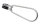 SEA SURE Trapezring Lang A4 mit gleitl. Rolle