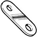 SEA SURE Verbindungslasche Edelstahl 51x19mm, gerade