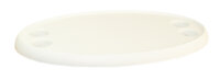 Tischplatte, oval 760x450mm mit Tischbein 500-700mm