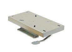 Sitzkonsole mit Schiebevorrichtung Alu 338x182x70mm