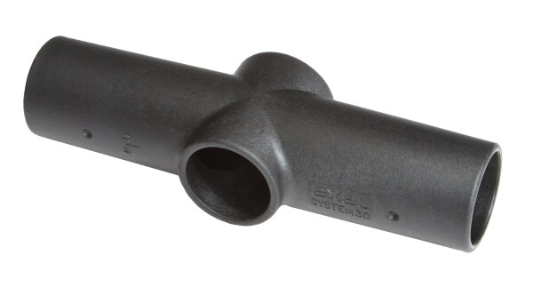 TRAFLEX Kreuzverbinder, durchgehend System 30 Kunststoff für Rohr 30mm