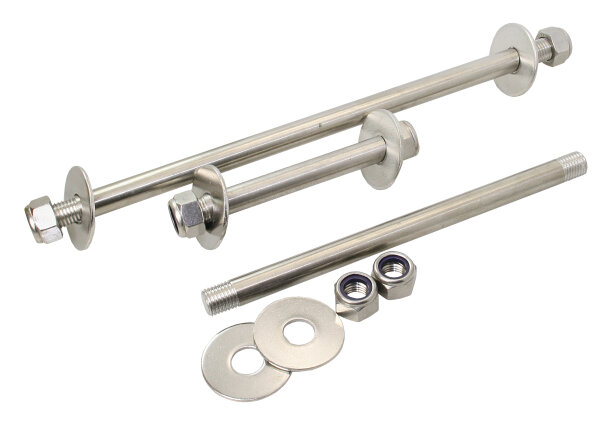 Achsbolzen A4 M16x300mm für Rollenlänge max.250mm