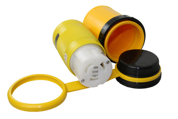 MARINCO NEMA L5 Kupplungs-Set 230V 32A mit Deckel/Gehäuse