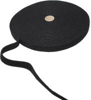 Klettband Back-2-Back, PA, B 25mm, L 25m, schwarz