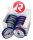 ROBLINE Opti Dinghy Lashing Minispule, UHMWPE, 1mm farbmix, 15m, 10 St.