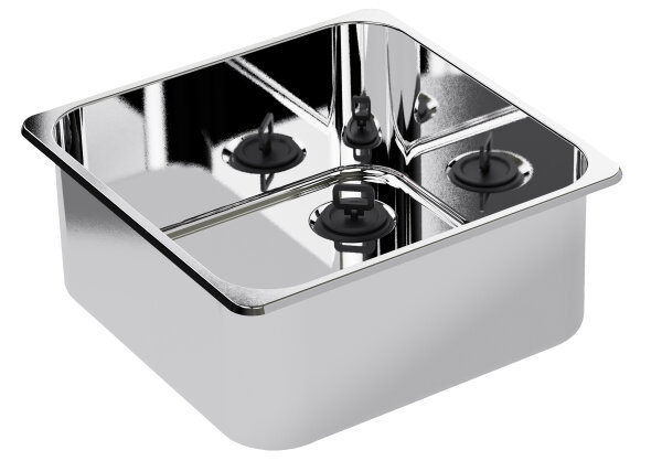 CAN Waschbecken, quadratisch LA1403 A2 360x360x150mm