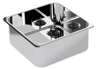 CAN Waschbecken, quadratisch LA1403 A2 360x360x150mm