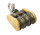 BARTON Dreifachblock kugell. Holz