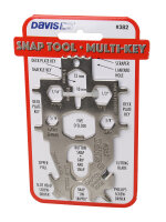 DAVIS Multifunktions-Schlüssel Snap Tool Edelstahl...