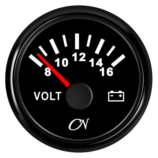 CN Voltmeter-Anzeige analog 12V 57mm 8-16V