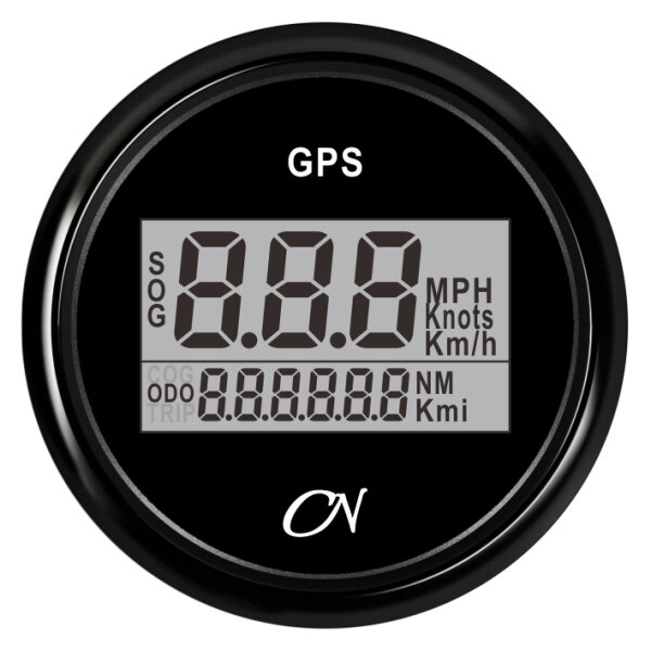 CN GPS-Tachometer digital 12/24V 57mm