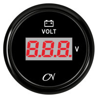 CN Voltmeter-Anzeige digital 12/24V 57mm 9-32V
