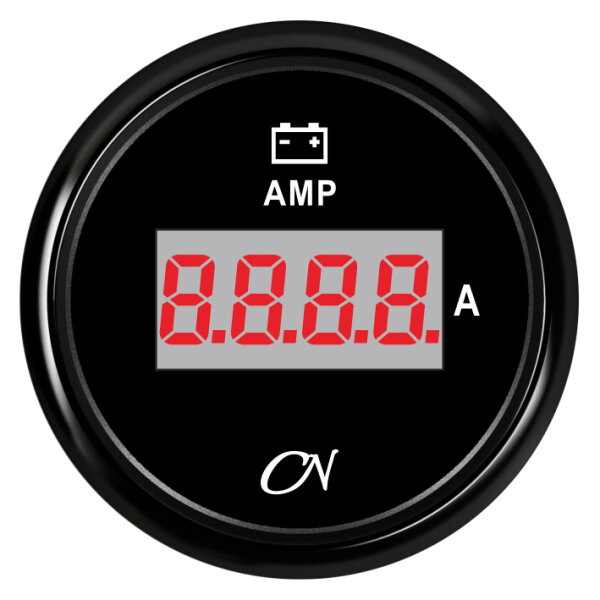 CN Amperemeter-Anzeige digital 12/24V 57mm