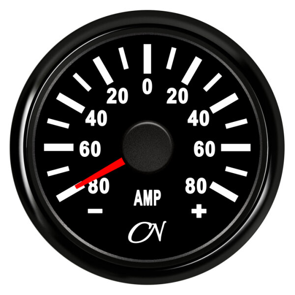 CN Amperemeter-Anzeige analog 12/24V 57mm