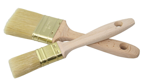 Flachpinsel mit Holzstiel, Stärke 9