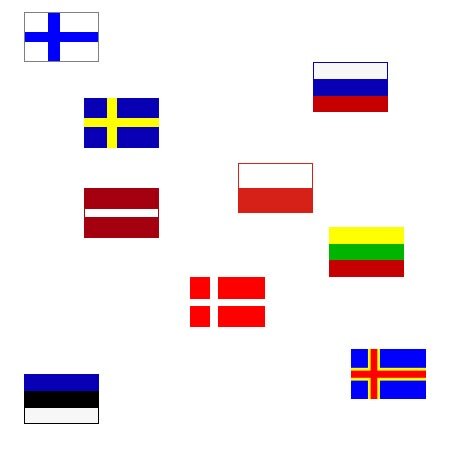 Signalflagge PES 300x450mm