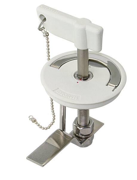 Bodenheber-Drehverschluss Nylon/GFK 75mm, mit