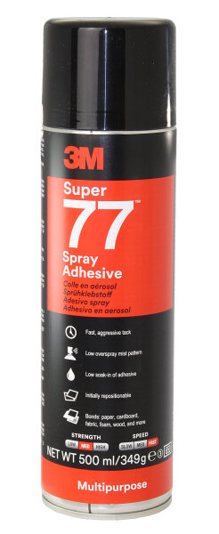 3M Super 77 Sprühkleber Spraydose 500ml