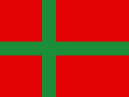 Regionalflagge PES 200x300mm Bornholm