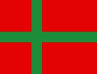 Regionalflagge PES 200x300mm Bornholm