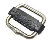 Gurtschnalle mit bewegl. Steg A4/Nylon für Gurt 25mm