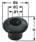 Persenningknopf Nylon