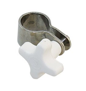 Rohrgelenkschelle mit Griffschr. A4/Nylon für Rohr