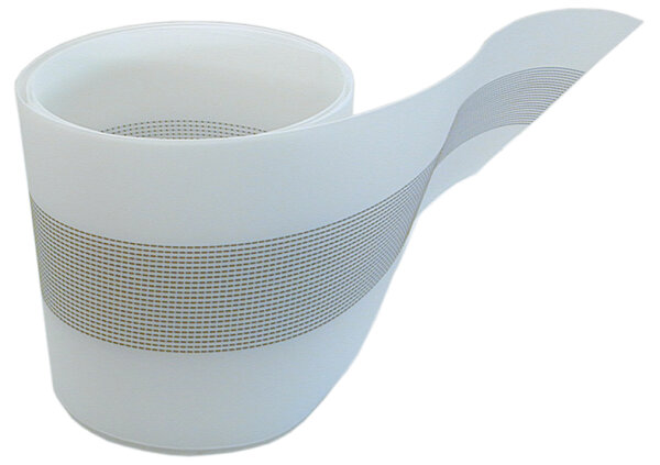 Vorliekstreifen mit PTFE 125mm 340g/m² weiß