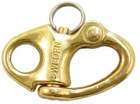 Schnappschäkel mit Auge Messing