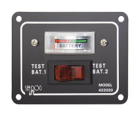 Batterie-Testschalter für 2 Batterien Alu 12V 37A