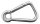 Karabiner asym. mit Kausche A4