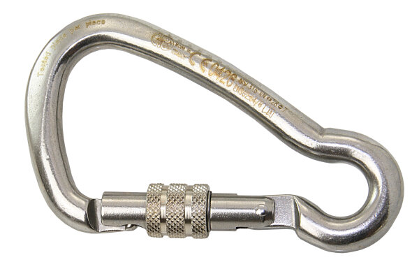 KONG Karabiner asym. mit Überwurfmutter A4