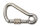 KONG Karabiner asym. mit Überwurfmutter und Kausche A4