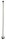 Flaggenstock mit Heckspiegelhalter A4 0,51m