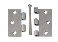 Scharnier, gestanzt, Stift lose A2 63x63x1,5mm