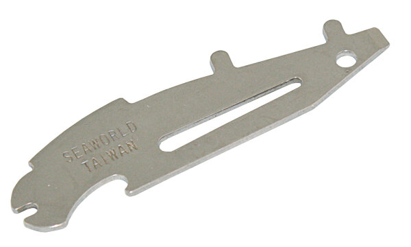 Multifunktions-Schlüssel Edelstahl 102mm