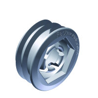 FASTMOUNT Low Profile Buchse #DF8, mit Gewinde für...