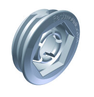 FASTMOUNT Low Profile Buchse #F8, mit Gewinde für...