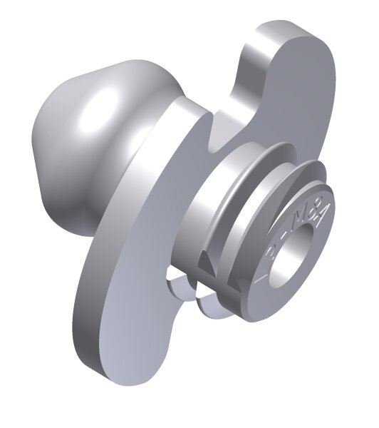FASTMOUNT Low Profile Zapfen #M8A, mit Gewinde, 5kg