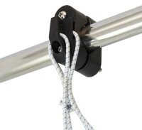 Reling-Seilhaken Kunststoff für Reling 22-25mm schwarz