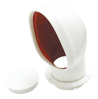 Lüfterhutze, standard PVC Höhe 230mm,...