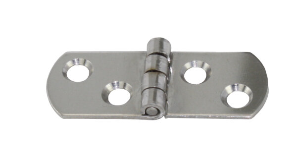 Scharnier, gestanzt, sym. A2 50x19mm
