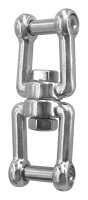 Wirbelschäkel Gabel-Gabel mit Inn6kant A4