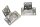 Tischplatten-Wandhalter-Set A2 4-tlg. (2 Winkel, 2 Taschen)