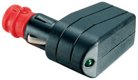 PRO CAR Universalstecker, 90° 12/24V mit Sicherung 8A...