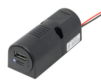 PRO CAR USB-C/A Aufbau-Steckdose 12/24V 3,6A